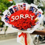Sorry Bouquet With Chocolate
