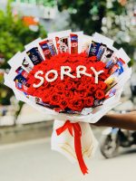 Sorry Bouquet With Chocolate