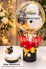 Anniversary Combo (Balloon Bouquet with Cake)
