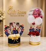 Balloon bouquet & Chocolate With Flower - Image 2