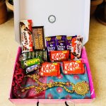 Saree With Chocolate